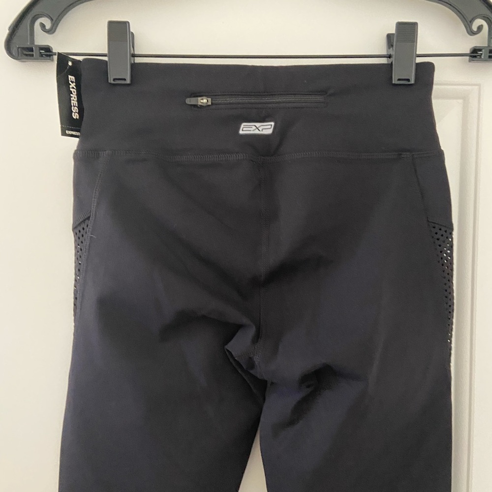 Express women’s black mesh workout leggings pants - Picture 6 of 10
